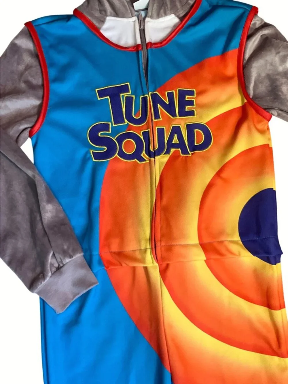 Space Jam: A New Legacy Bugs Bunny Costume Hoodie Pajamas With Tune Squad Logo S